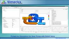 PumpLinx CFD Simulation for Gear Pump with Relief Valve