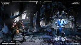 Mortal Kombat X  Blue Steel Sub Zero DLC Skin Gameplay