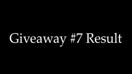 Giveaway #7 Result