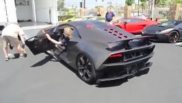 Sesto Elemento being delivered to Lamborghini ..