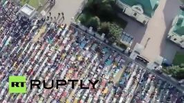 مراسم نماز عید فطر در مسکو 1394 Eid al Fitr Moscow