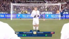 ویدئو ضربات پنالتی رئال مادرید آس روم