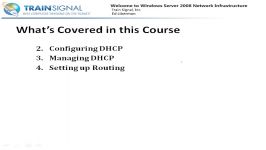 Windows Server 2008 Network Infrastructure