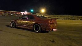 Back fire Nissan Skyline R33