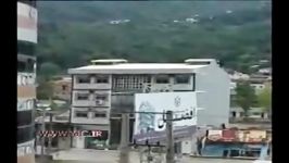 ریزش ساختمان در سوادکوه بر اثر سیل