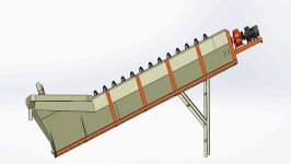 مدل سه بعدی ماسه شوی حلزونی ساخت گروه صنعتی تکنوکراشر