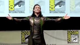 Tom Hiddleston as LOKI at Comic Con 2013 Official HD
