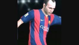 حرکات INIESTA در PES 2015