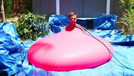 6ft Man in 6ft Giant Water Balloon  4K