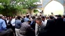 استقبال مردم شهر کیان دکتر احمدی نژاد