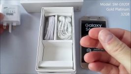 samsung galaxy s6 gold platinum unboxing