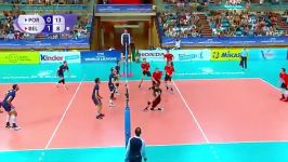 پرتغال VS بلژیک لیگ جهانی والیبال 2015