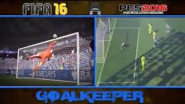 مقایسه دو بازی PES 2016 FiFA 16 توسط PES Line