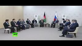 ملاقات محمد اشرف غنی رئیس جمهور افغانستان پوتین