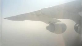 فرود هواپیمای Rj85 هواپیمایی تابان در اصفهان