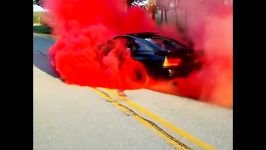 Nissan 240SX Red Burnout