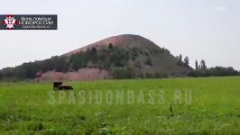 The power of New Russia. Firing plaque. Battalion Khan