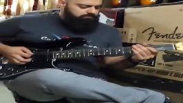 تست صدای گیتار الکتریک فندر مدل stratocaster blacky