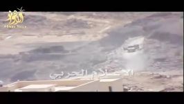 لحظه بمباران کردن پایگاه علب سعودی توسط انصار الله یمنی