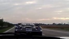 Ford GT vs Koenigsegg CCXR on the Autobahn