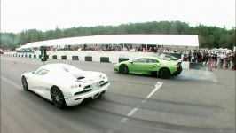 درگLamborghini LP670 4 SV vs Koenigsegg CCXR