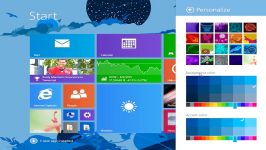 اموزش عوض کردن رنگ طرح مترو ویندوز هشت