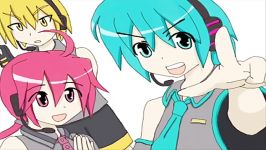 hatsune mikuo kasane ted akita nero  triple baka