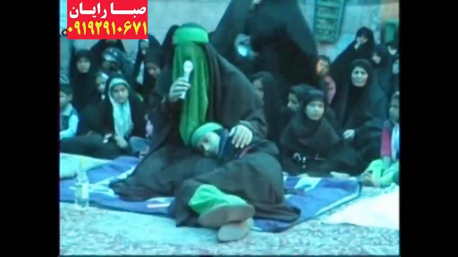 شانه کردن موی زینب تعزیه حضرت زهرا گلختمی مشهد