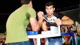 فیلم مسابقات مچ اندازی arm wrestling