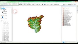 آموزش ایجاد مدل سه بعدی حوضه آبریز TIN در GIS