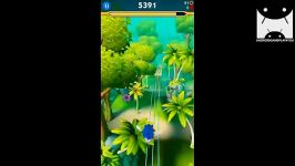 گیم پلی بازی اندرویدی Sonic Dash 2 Sonic Boom