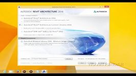 آموزش مقدماتیAUTODESK REVIT 2016 نصب نرم افزار