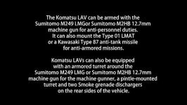 JGSDF Komatsu Light Armored Vehicle