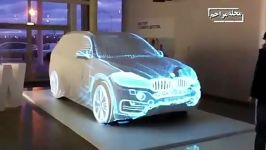 تبلیغ BMW نور پردازی 3 بعدی روی ماشین