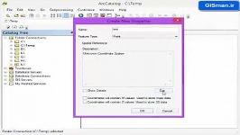 نحوه ساختن یک Shapefile در ArcCatalog