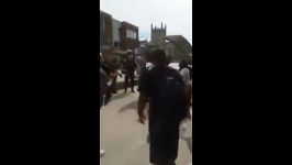 Police pepper spray Black Lives Matter protesters