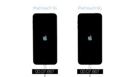 مقایسه سرعت iPod touch 5G vs. iPod touch 6G
