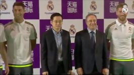 امضای قرارداد بین باشگاه رئال مادرید شرکت علی بابا