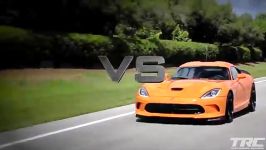 شورولت Corvette C6 Z06 نایتروس در مقابل دوج SRT Viper