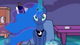 Luna watches the Equestria Girls trailer