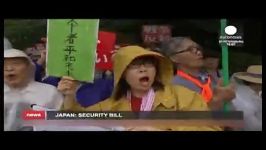 اعتراض ژاپنی ها به سیاست های «شینزو آبه»