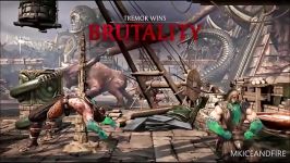 فیتالیتی بورتالیتی شخصیت TREMOR در MOTAL KOMBAT X