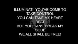 illuminati song  Anonymous Lyrics on screen