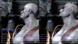 60fps God of War 3 Remaster PS4 vs PS3 Multi Level F