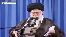 فیلم دیدار آیت الله خامنه ای جمعی دانشجویان بخش 1