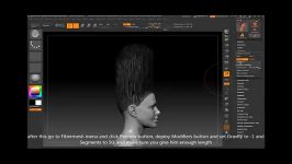 Zbrush curly hair