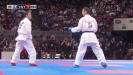 Final Male Kumite 60Kg. Amir Mehdizadeh vs Douglas San