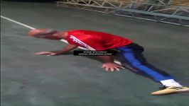 حرکات ورزشی بهرام آذرفر 55 ساله شیراز
