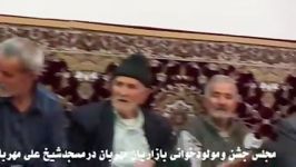 جشن ومولود خوانی بازاریان مهربان درمیلاد امام رضا ع 3