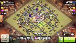 Clash OF Clans  Best Attack 3 sTars Th9 Full ..